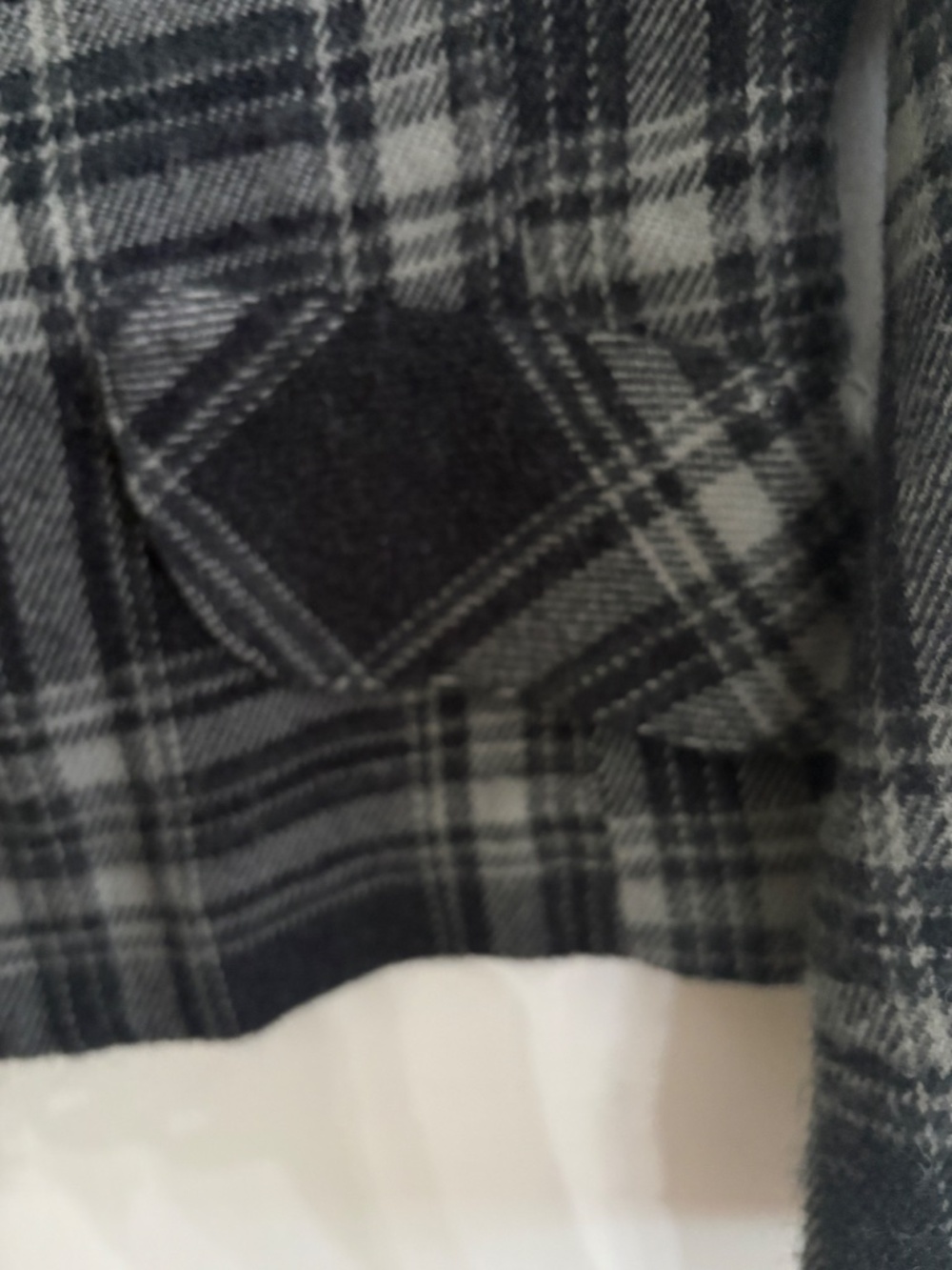 Vintage 1990s STEPS Flannel feel Blazer - Lightweight - Made in USA - Size M - Picture 5 of 14